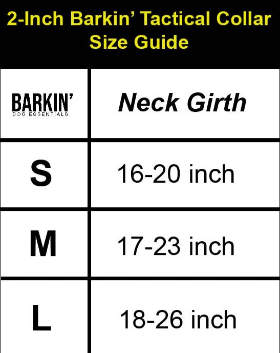 Barkin' Tactical Strength Collar *2-inch*